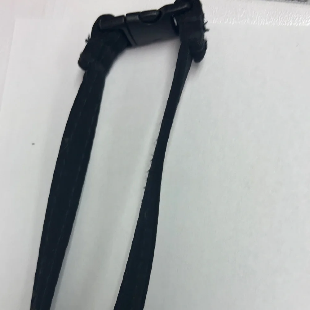 Vera Bradley Black Card Holder with Lanyard Holsters clipper
